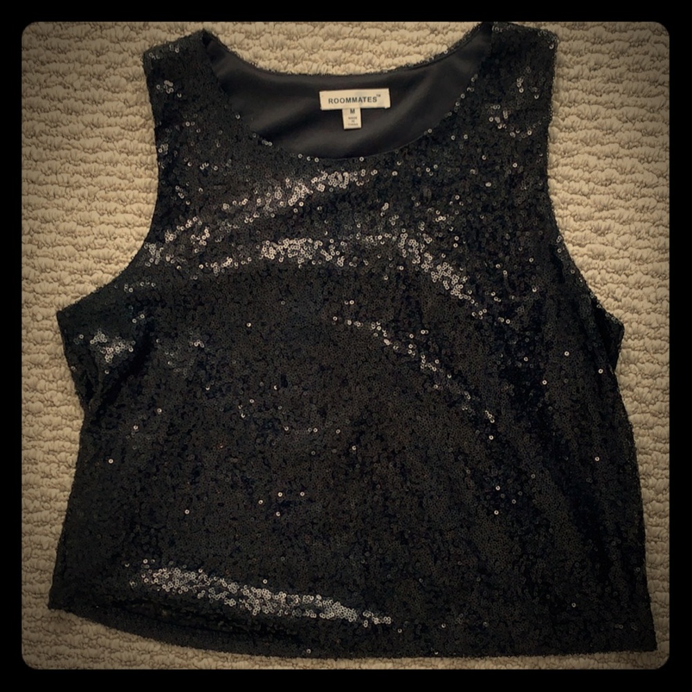 sequins going out shirt